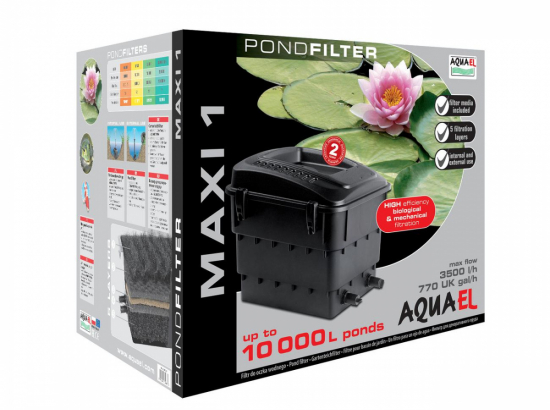 Проточный фильтр AQUAEL MAXI 1 для пруда до 10000 л