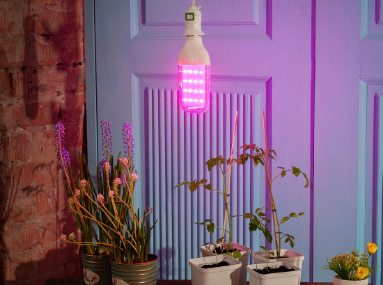 LED-B82-12W-SPBR-E27-CL PLP33WH Лампа светодиодная для растений