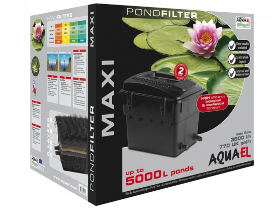 Проточный фильтр AQUAEL MAXI для пруда до 5000 л