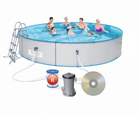Стальной бассейн Hydrium Splasher Pool Set 460х90см  — Купить