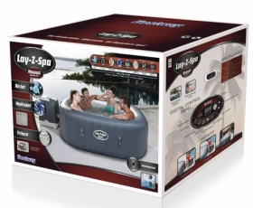 СПА-бассейн 130х130/180х180х71см Hawaii HydroJet Pro 795л квадратный, с гидро-аэромассажем  — Купить