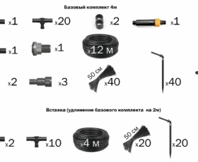 Cистема капельного полива для теплиц Водомерка Эко  — Купить