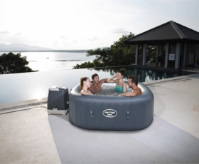СПА-бассейн 130х130/180х180х71см Hawaii HydroJet Pro 795л квадратный, с гидро-аэромассажем  — Купить