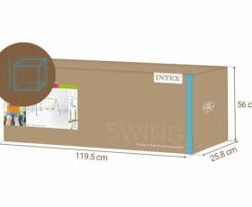 Качели детские Intex 44121 тройные цветные  — Купить