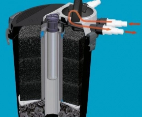 Напорный фильтр AQUAEL KLARPRESSURE UV 8000 со стерилизатором для пруда до 8000 л  — Купить